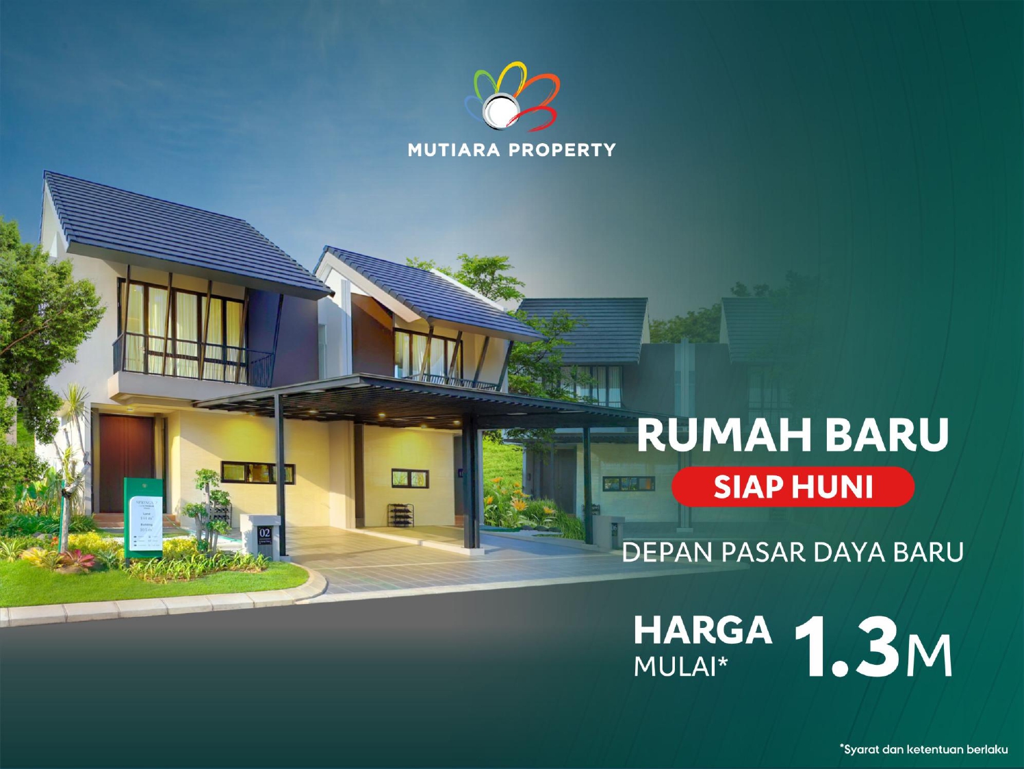 Rumah siap huni mutiara makassar